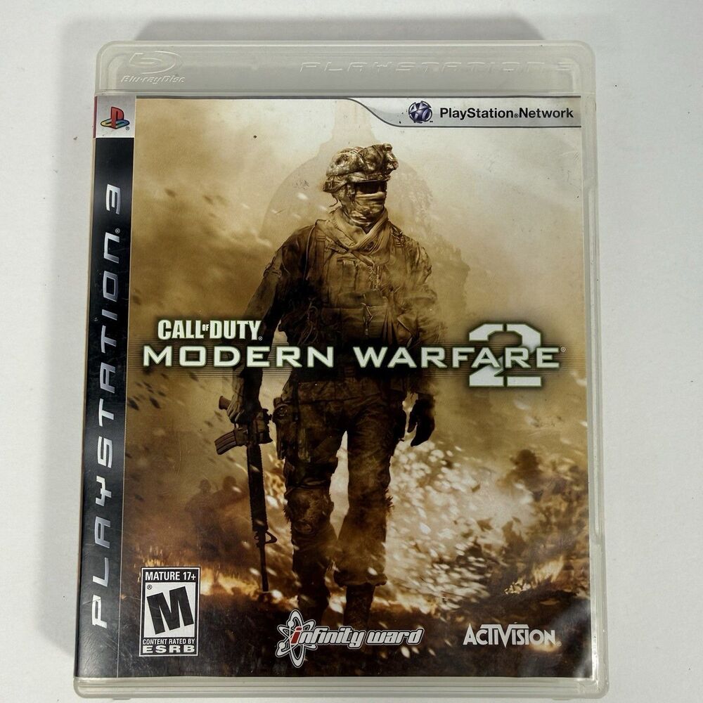 Call of Duty: Modern Warfare 2 (PlayStation 3, 2009) PS3 with manual